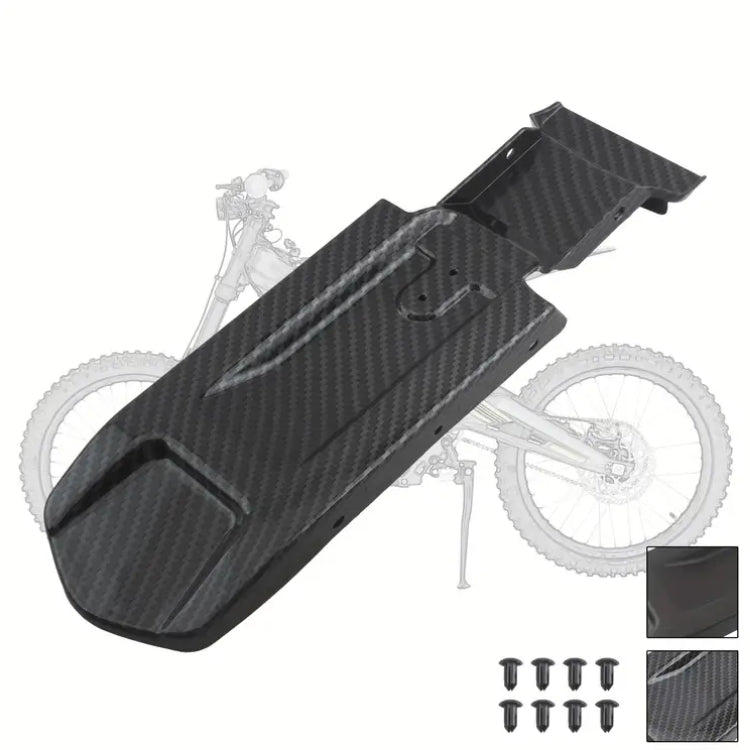 Surron carbon under seat mud guard