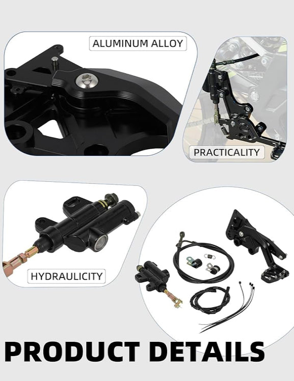 Hydraulic Foot Brake Pedal Lever Kit CNC for Surron Sur Ron LBX X260 X160 and eride pro