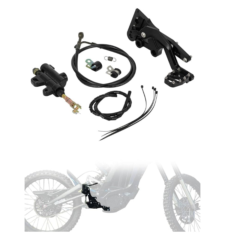 Hydraulic Foot Brake Pedal Lever Kit CNC for Surron Sur Ron LBX X260 X160 and eride pro
